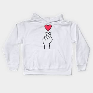 Cute Love Sign Kids Hoodie